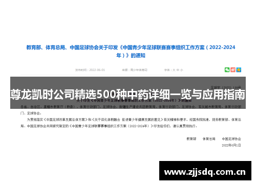 尊龙凯时公司精选500种中药详细一览与应用指南